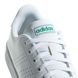 Buty adidas Advantage M F36424 białe zielone 4