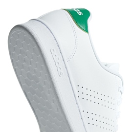 Buty adidas Advantage M F36424 białe zielone 5