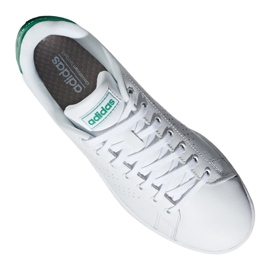 Buty adidas Advantage M F36424 białe zielone 7