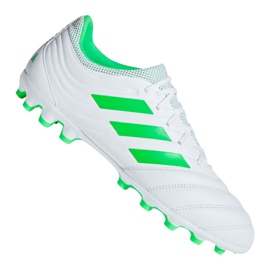 Buty piłkarskie adidas Copa 19.3 Ag M F35775 białe białe 2
