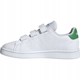 Buty adidas Advantage C Jr EF0223 białe 2