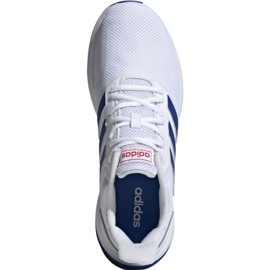 Buty biegowe adidas Runfalcon M EF0148 białe niebieskie 2