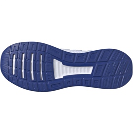 Buty biegowe adidas Runfalcon M EF0148 białe niebieskie 6
