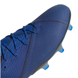 Buty piłkarskie adidas Nemeziz 19.1 Fg M F34410 niebieskie niebieskie 3