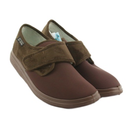 Befado 131M005 kapcie dla cukrzyków brązowe 4