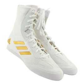 Buty bokserskie adidas Box Hog Plus białe 4