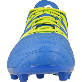 Buty piłkarskie adidas Ace 16.3 FG/AG M Leather AF5163 niebieskie niebieskie 2