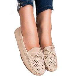 SHELOVET Casualowe Mokasyny brązowe 1