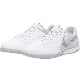 Buty halowe Nike Tiempo React Legend 8 Pro Ic M AT6134-100 białe białe 2