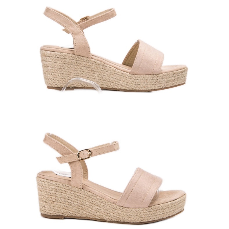 Vices Sandały Na Platformie brązowe 2