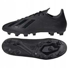 Buty piłkarskie adidas X 19.4 FxG M F35377 czarne czarne 3