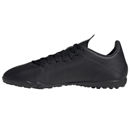 Buty piłkarskie adidas X 19.4 Tf M F35343 czarne czarne 1