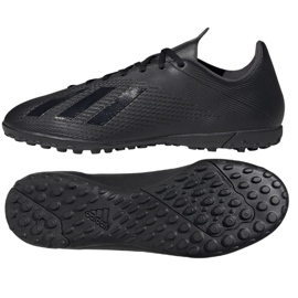 Buty piłkarskie adidas X 19.4 Tf M F35343 czarne czarne 3