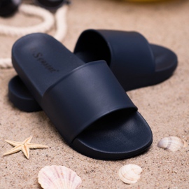 Seastar Granatowe Klapki niebieskie 1