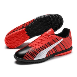 Buty piłkarskie Puma One 5.4 Tt M 105653 01 czerwone wielokolorowe 2
