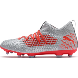 Buty piłkarskie Puma Future 4.3 Netfit Fg Ag M 105612 01 wielokolorowe szare 2