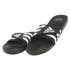 Klapki na rzep adidas Adissage M F35580 białe czarne 2