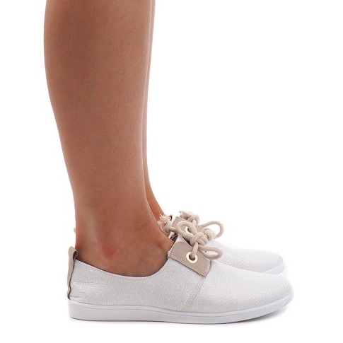 Sznurowane Trampki VT80-3 Silver szare 1