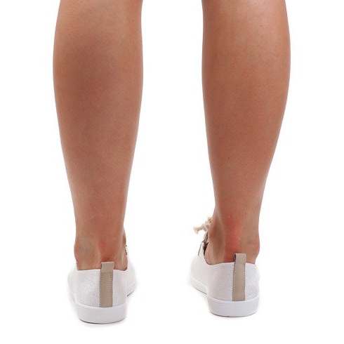 Sznurowane Trampki VT80-3 Silver szare 2