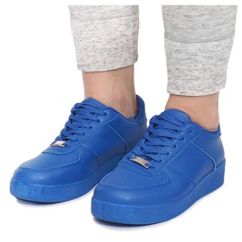 Sneakersy AM2001 Niebieski niebieskie 4