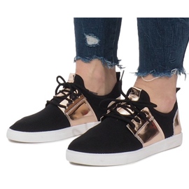 Czarne Sportowe Trampki Jovite 1