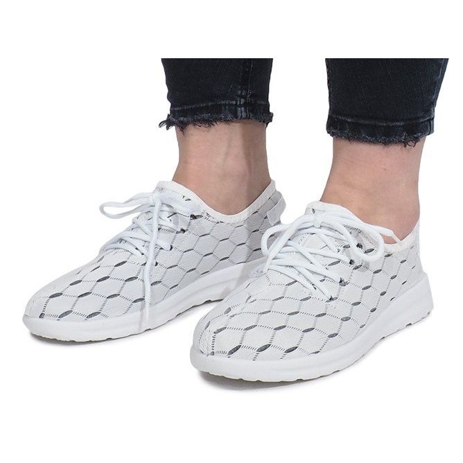 Białe sportowe Marthe 1