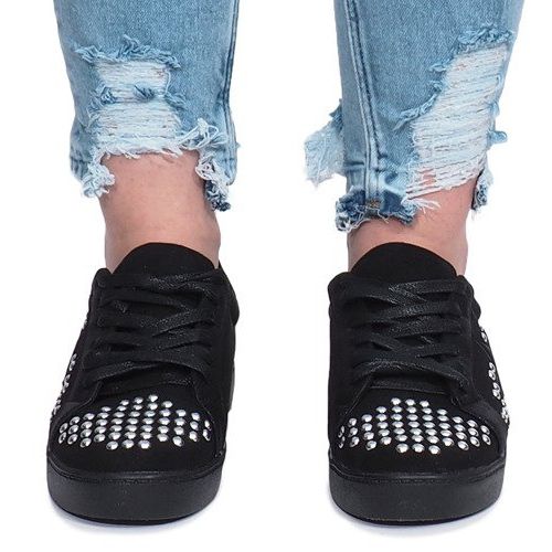 Czarne trampki gwiazdki Angers 1