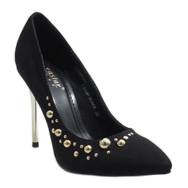 Czarne Szpilki DD55P 1