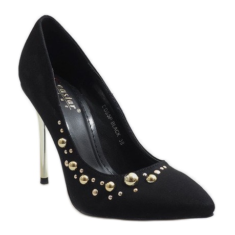 Czarne Szpilki DD55P 1