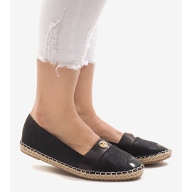 Czarne espadryle GFXWFD2 1