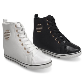 Modne Sneakersy B118 Biały białe 1