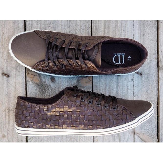 Stylowe Półbuty CY030 Camel brązowe 1