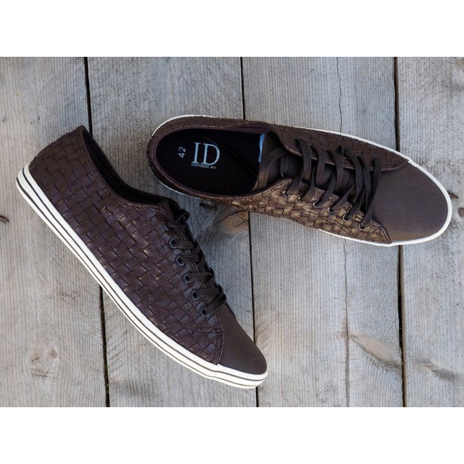 Stylowe Półbuty CY030 Camel brązowe 2