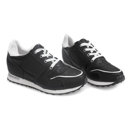 Sneakersy BK-003 Czarny czarne 4