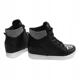 Sneakersy Z Cekinami C7165 Czarny czarne 4
