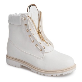 Traperki Na Suwak Ocieplone 2045 Biały białe 1