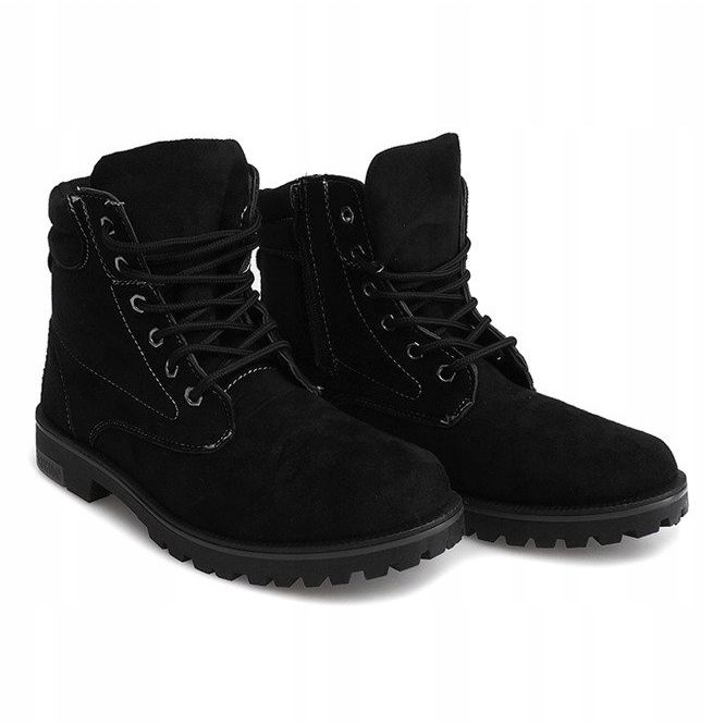 Timberki Trapery TL042-14 Czarny czarne 1