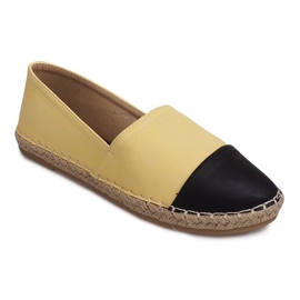 Trampki Espadryle  LX116 Żółty żółte 2