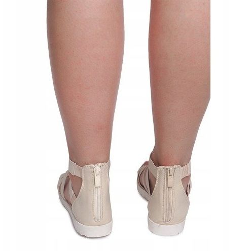 Sandały Rzymianki LEI-109 Beżowy 1