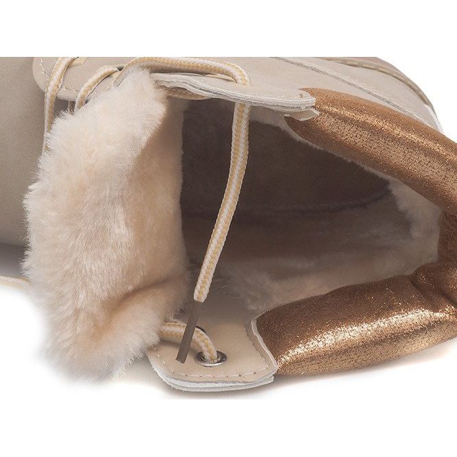 Ocieplane Timberki Trapery ZY-15 Beżowy 1