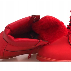 Ocieplane Timberki Trapery 8315-19 Czerwony czerwone 2