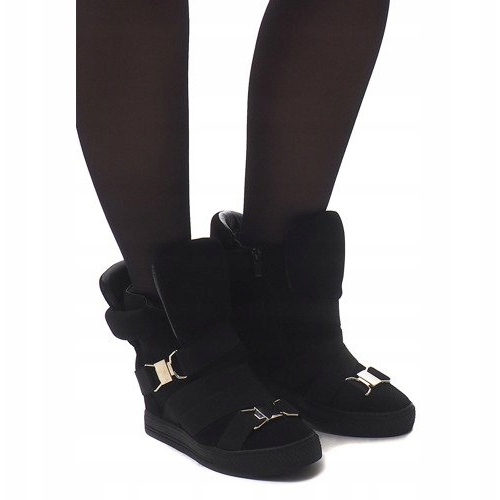 Sneakersy XW37001 Czarny czarne 1