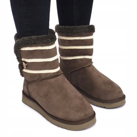 Czarne kozaki botki 89-67 Zielony zielone 2