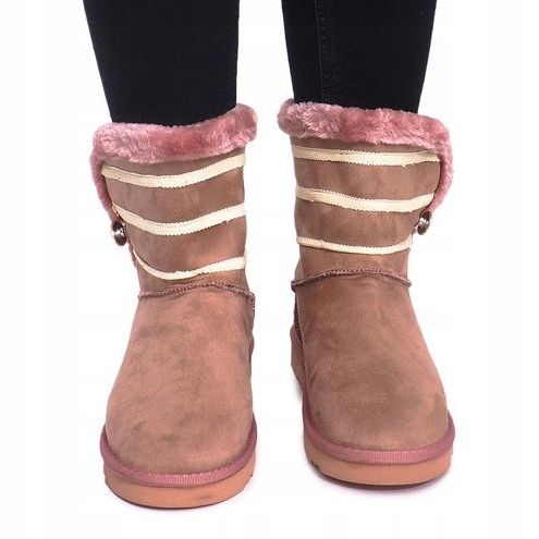 Czarne Eskimoski 89-67 Różowy różowe 1