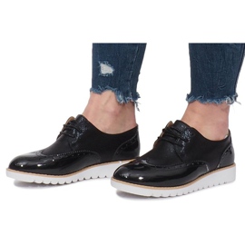 Czarne Półbuty Jazzówki Delphine 2