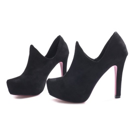 Czarne botki na szpilce Gisèle 2