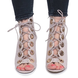 Szare botki Sylviane 1