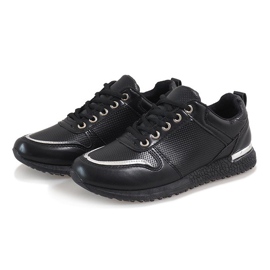 Czarne buty sportowe LT604F 3