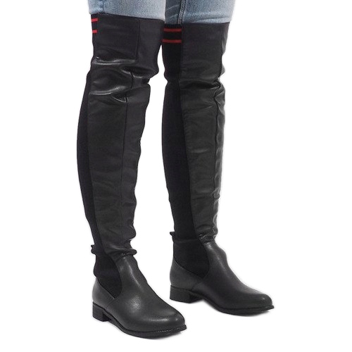 Granatowe kozaki Vices 1544-13 1