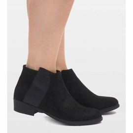 Czarne ocieplane botki 88861 1